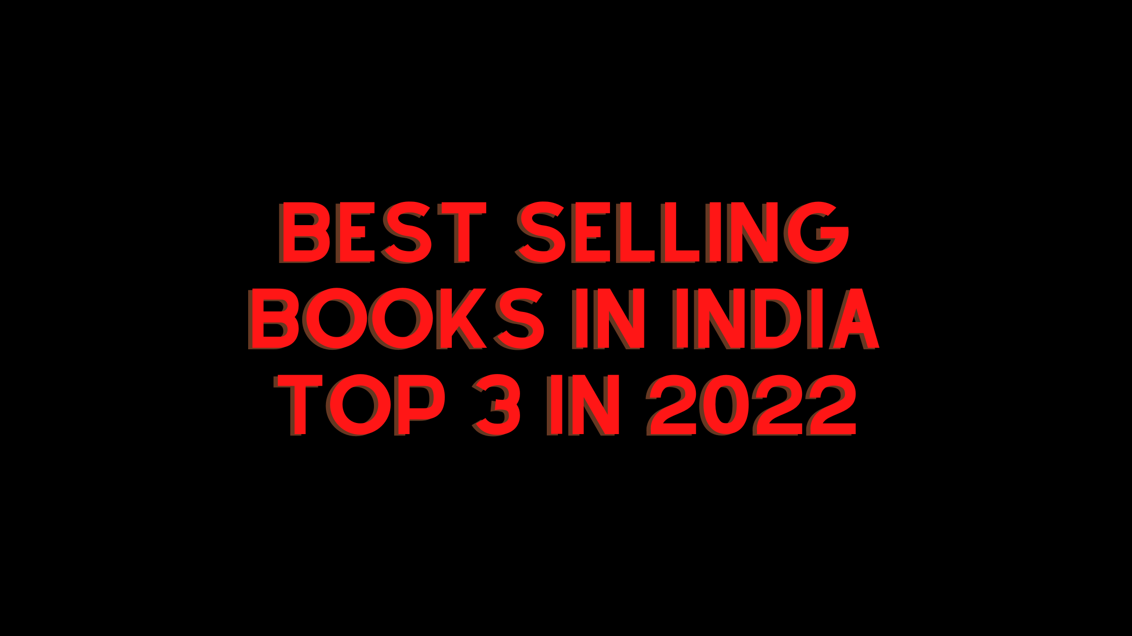 Best Selling Books In India | Top 3 In 2022